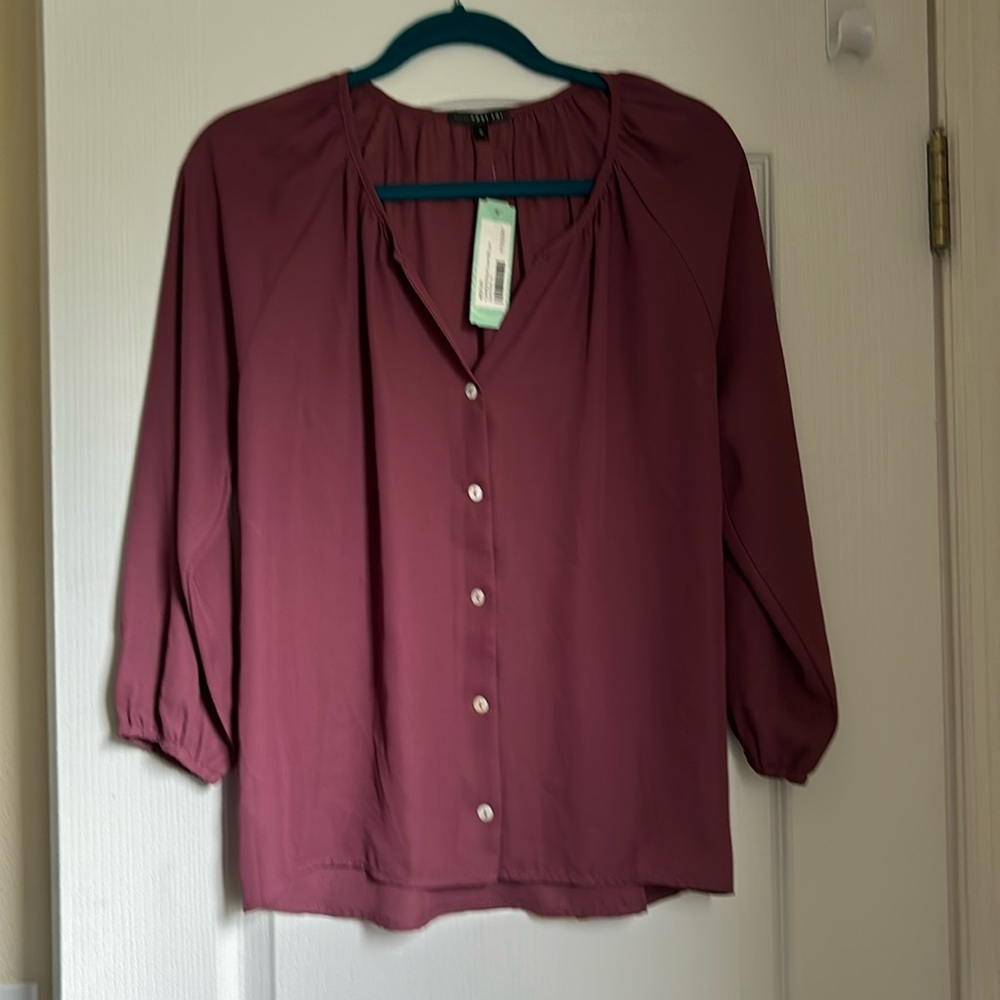 Small Dark Pink West Kai Blouse